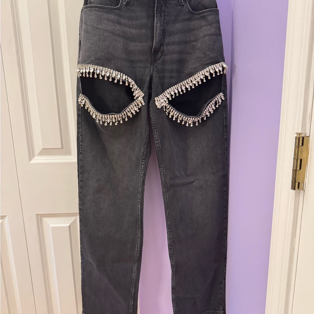 GOOD ICON STRAIGHT DIAMOND JEANS